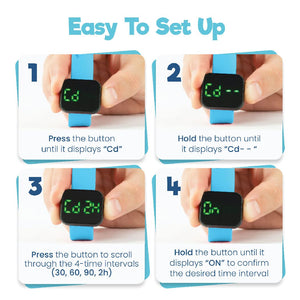 Potty Training Watch with eBook - Blue