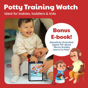 Potty Training Watch with eBook - Red