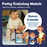 Load image into Gallery viewer, Potty Training Watch with eBook - Navy
