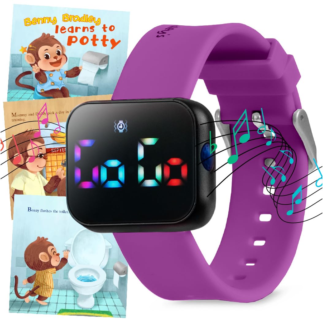 Potty Training Watch with eBook - Purple