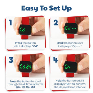 Potty Training Watch with eBook - Red