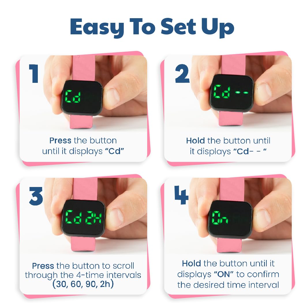 Potty Training Watch with eBook - Pink