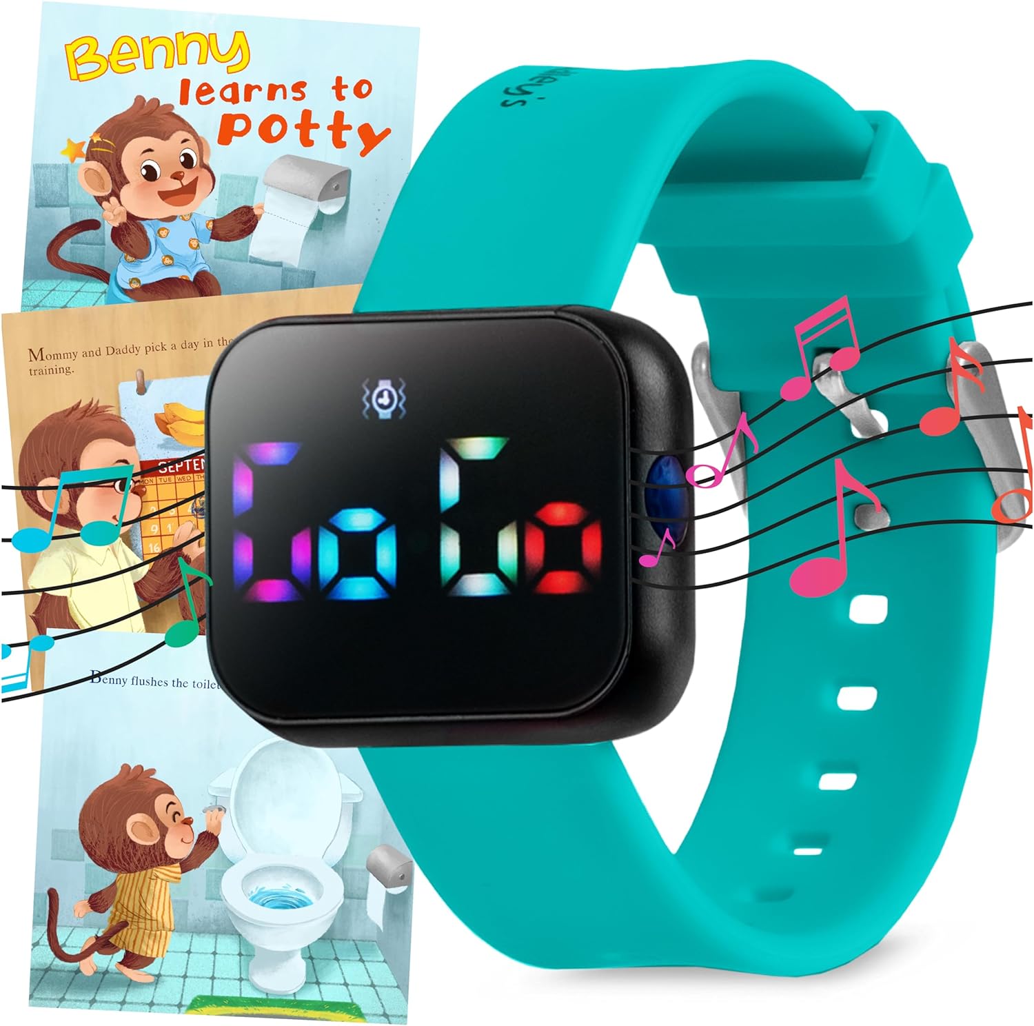 Potty Training Watch with eBook - Teal